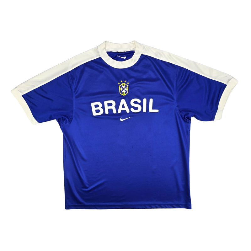 2002 Brazil Training Shirt (XL) Nike - Football Finery - FF204103