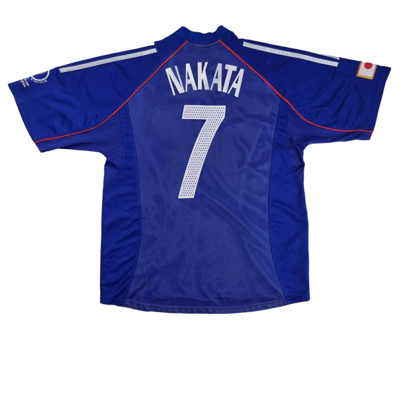 2002 Japan Home Football Shirt (L) Adidas #7 Nakata - Football Finery - FF202397