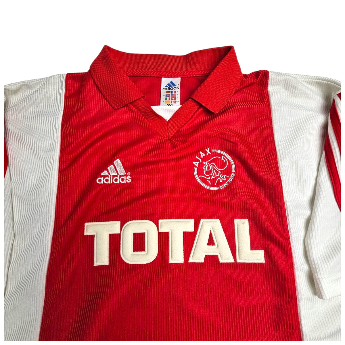 2002/03 Ajax Cape Town Home Football Shirt (2XL) Adidas - Football Finery - FF203288