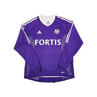 2002/03 Anderlecht Home Football Shirt (XL) Adidas #31 Lovre (Match Worn) - Football Finery - FF203435