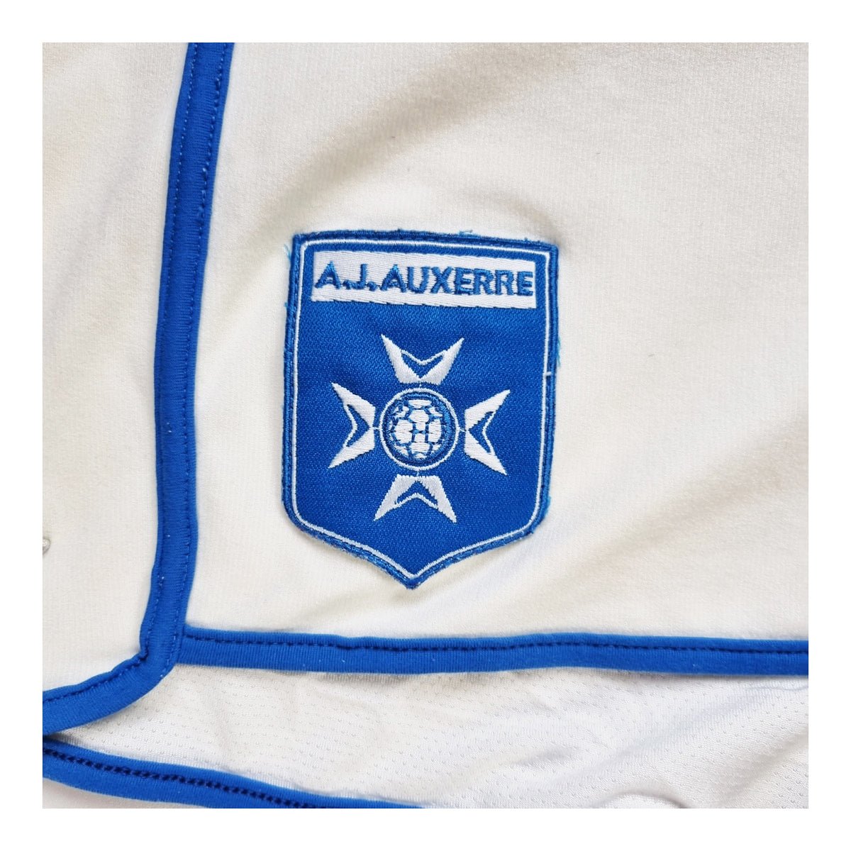 2002/03 Auxerre Home Player Issue Football Shorts (XL) Kappa - Football Finery - FF203021