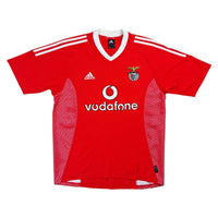 2002/03 Benfica Home Football Shirt (M) Adidas - Football Finery - FF203013