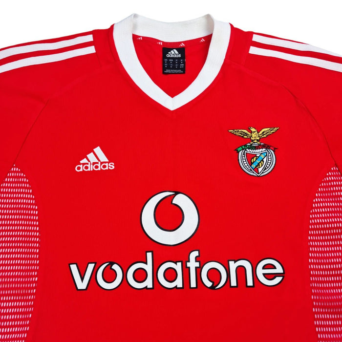 2002/03 Benfica Home Football Shirt (M) Adidas - Football Finery - FF203013