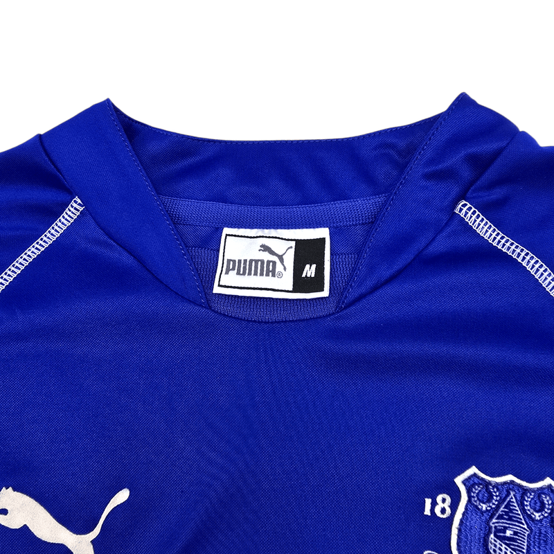 2002/03 Everton Home Football Shirt (M) Puma #9 Campbell - Football Finery - FF204494