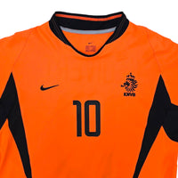 2002/03 Holland Home Football Shirt (M) Nike #10 Kluivert - Football Finery - FF203871