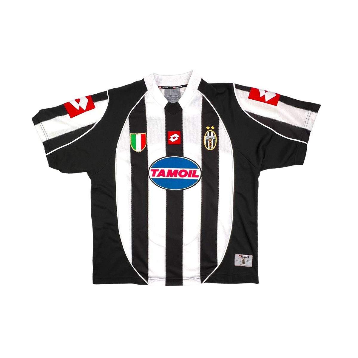 2002/03 Juventus Home Football Shirt (L) Lotto # 11 Nedved - Football Finery - FF202757