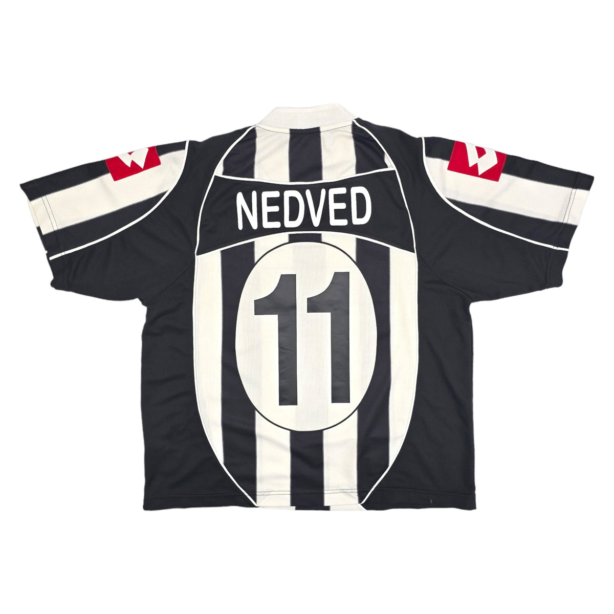 2002/03 Juventus Home Football Shirt (L) Lotto #11 Nedved - Football Finery - FF204118