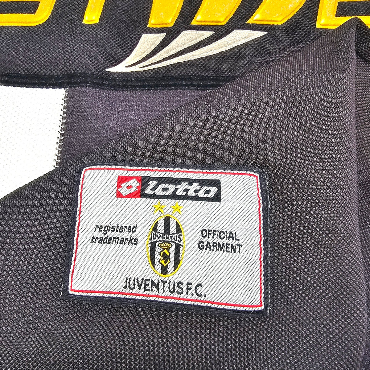 2002/03 Juventus Home Football Shirt (L) Lotto #11 Nedved - Football Finery - FF204118