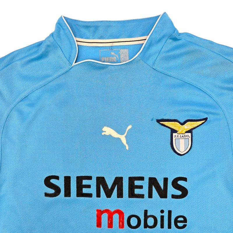 2002/03 Lazio Home Football Shirt (M) Puma #7 Claudio - Football Finery - FF204004