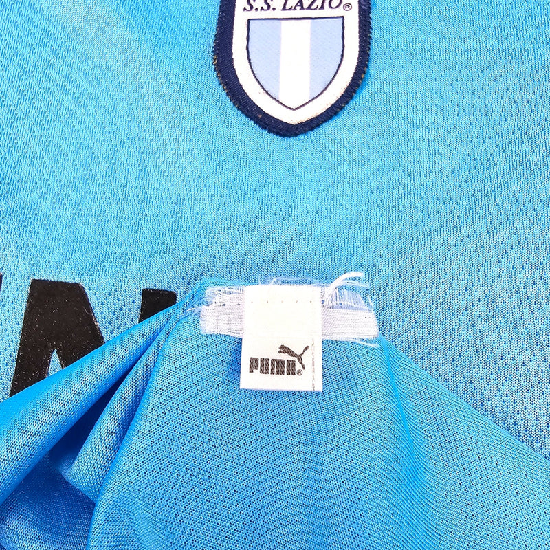 2002/03 Lazio Home Football Shirt (M) Puma #7 Claudio - Football Finery - FF204004