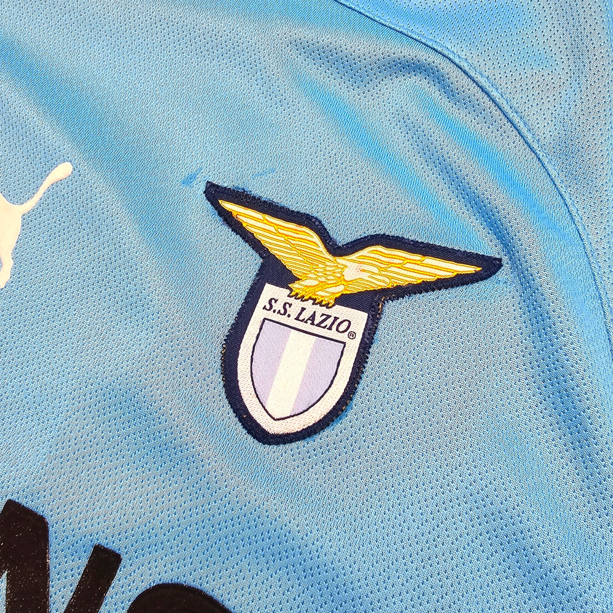 2002/03 Lazio Home Football Shirt (M) Puma #7 Claudio - Football Finery - FF204004