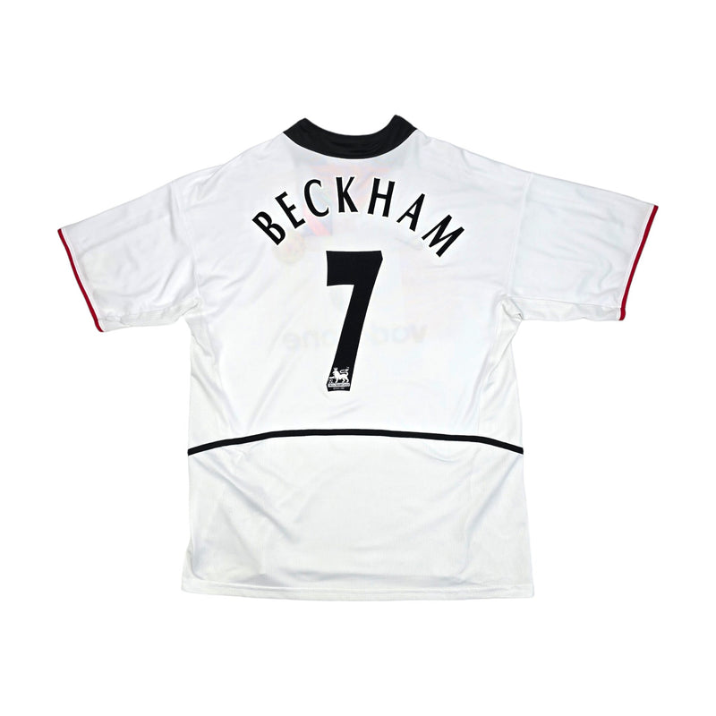 2002/03 Manchester United Away Football Shirt (L) Nike #7 Beckham - Football Finery - FF202619