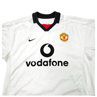 2002/03 Manchester United Away Football Shirt (M) Nike #7 Beckham - Football Finery - FF203536