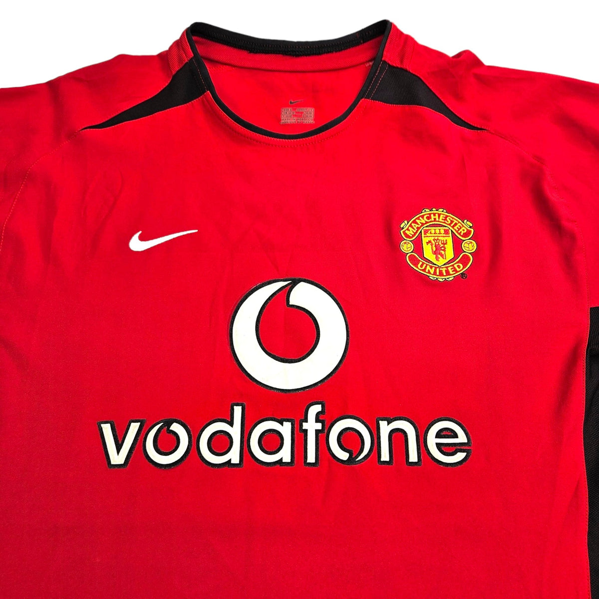 2002/03 Manchester United Home Football Shirt (S) Nike #7 Beckham - Football Finery - FF203558