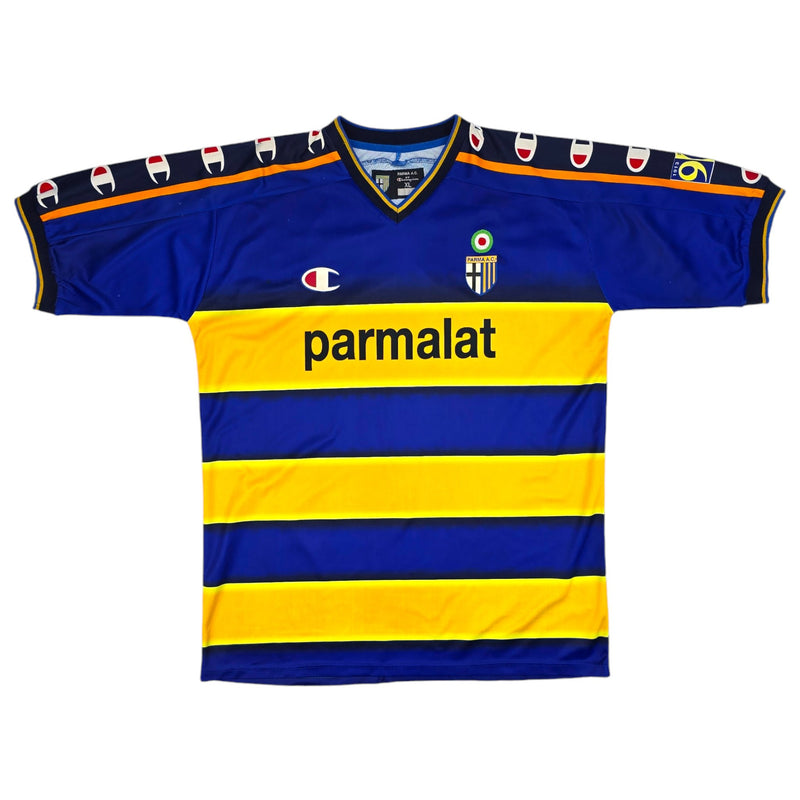 2002/03 Parma Home Football Shirt (XL) Champion - Football Finery - FF204393