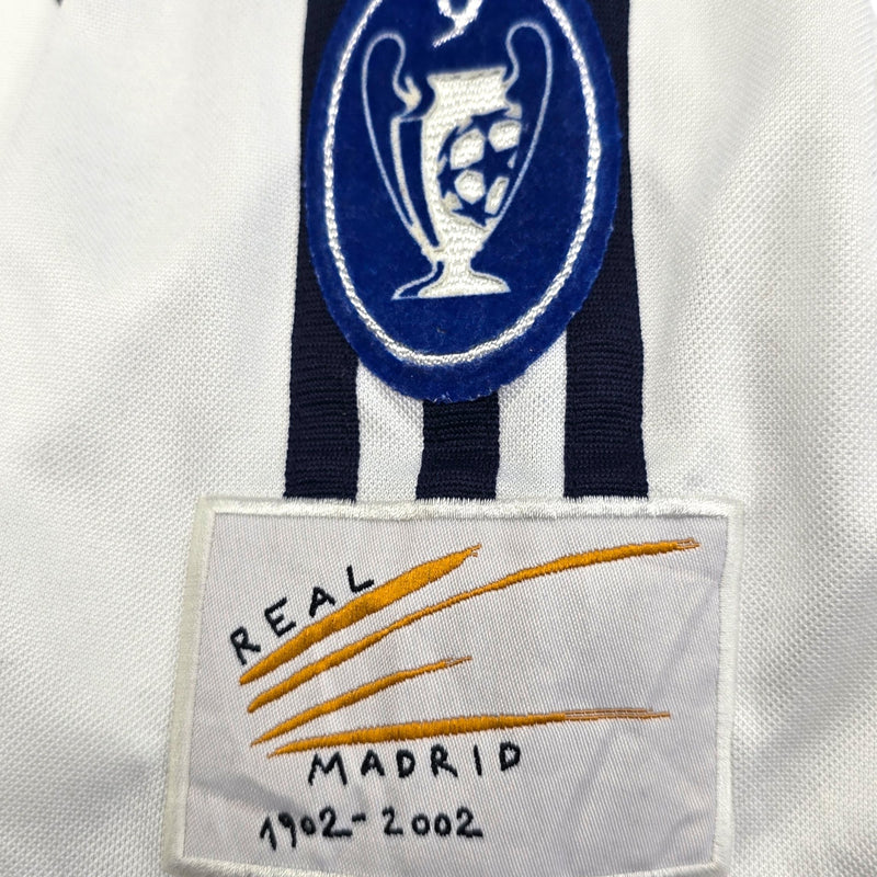 2002/03 Real Madrid Home Football Shirt (L) Adidas #11 Ronaldo (UCL) - Football Finery - FF204241