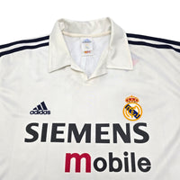 2002/03 Real Madrid Home Football Shirt (L) Adidas #11 Ronaldo (UCL) - Football Finery - FF204241