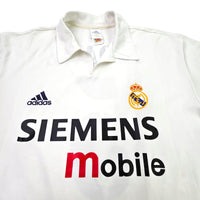 2002/03 Real Madrid Home Football Shirt (L) Adidas #5 Zidane *Centenary* - Football Finery - FF203438