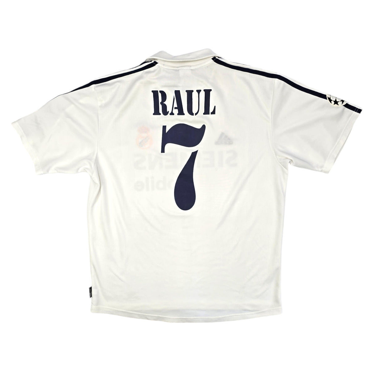 2002/03 Real Madrid Home Football Shirt (L) Adidas #7 Raul (UCL) - Football Finery - FF204242