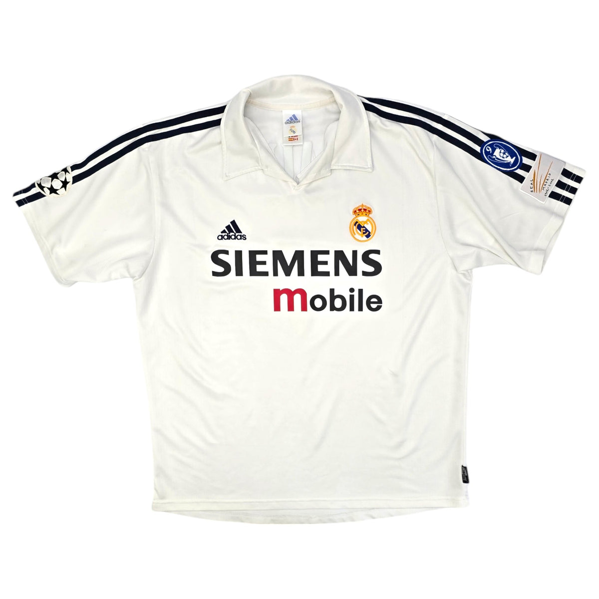 2002/03 Real Madrid Home Football Shirt (L) Adidas #7 Raul (UCL) - Football Finery - FF204242