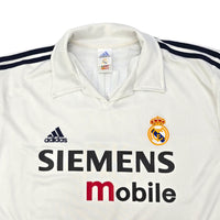 2002/03 Real Madrid Home Football Shirt (L) Adidas #7 Raul (UCL) - Football Finery - FF204242