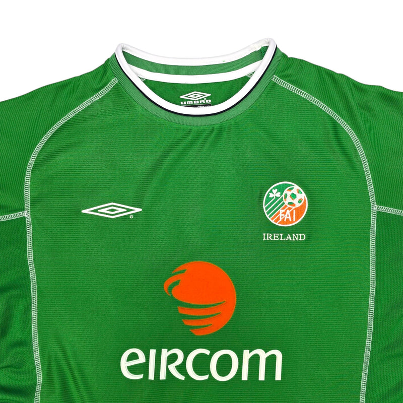 2002/03 Republic of Ireland Home Football Shirt (XL) Umbro - Football Finery - FF203844