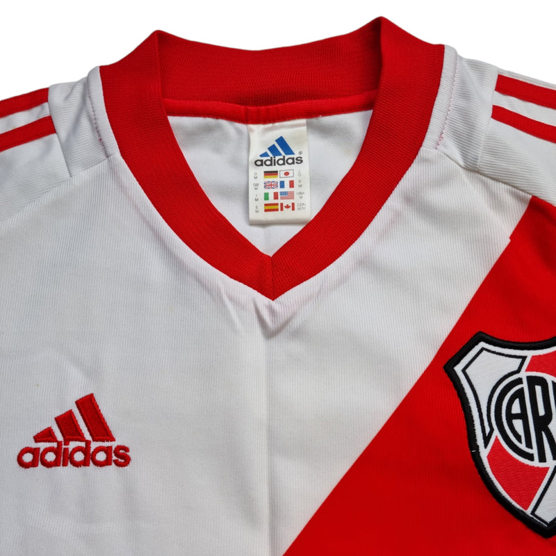 2002/03 River Plate Home Football Shirt (M) Adidas - Football Finery - FF203014