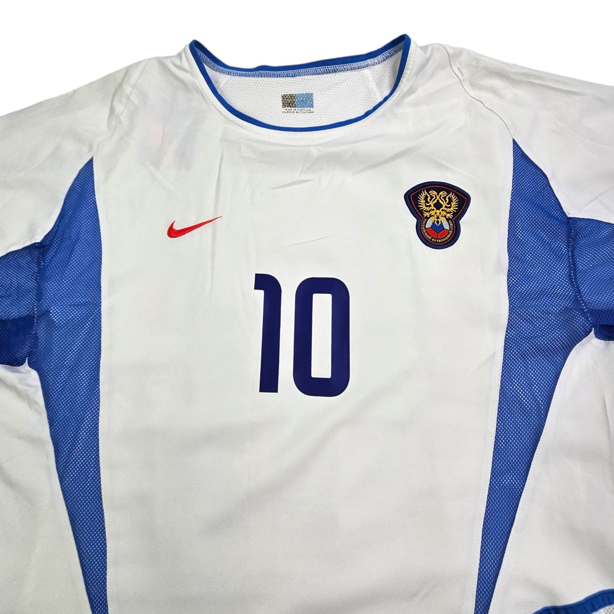 2002/03 Russia Home Football Shirt (M) Nike #10 Mostovoi (Player Version) - Football Finery - FF203416