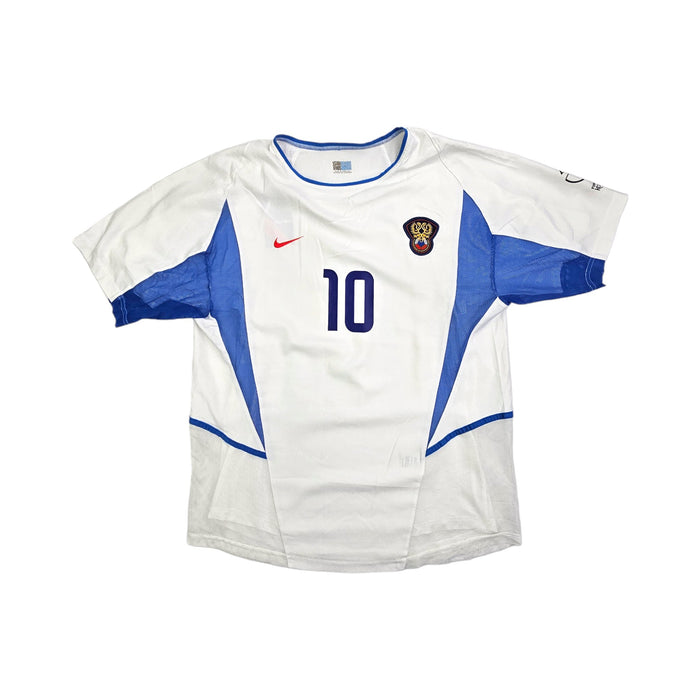 2002/03 Russia Home Football Shirt (M) Nike #10 Mostovoi (Player Version) - Football Finery - FF203416