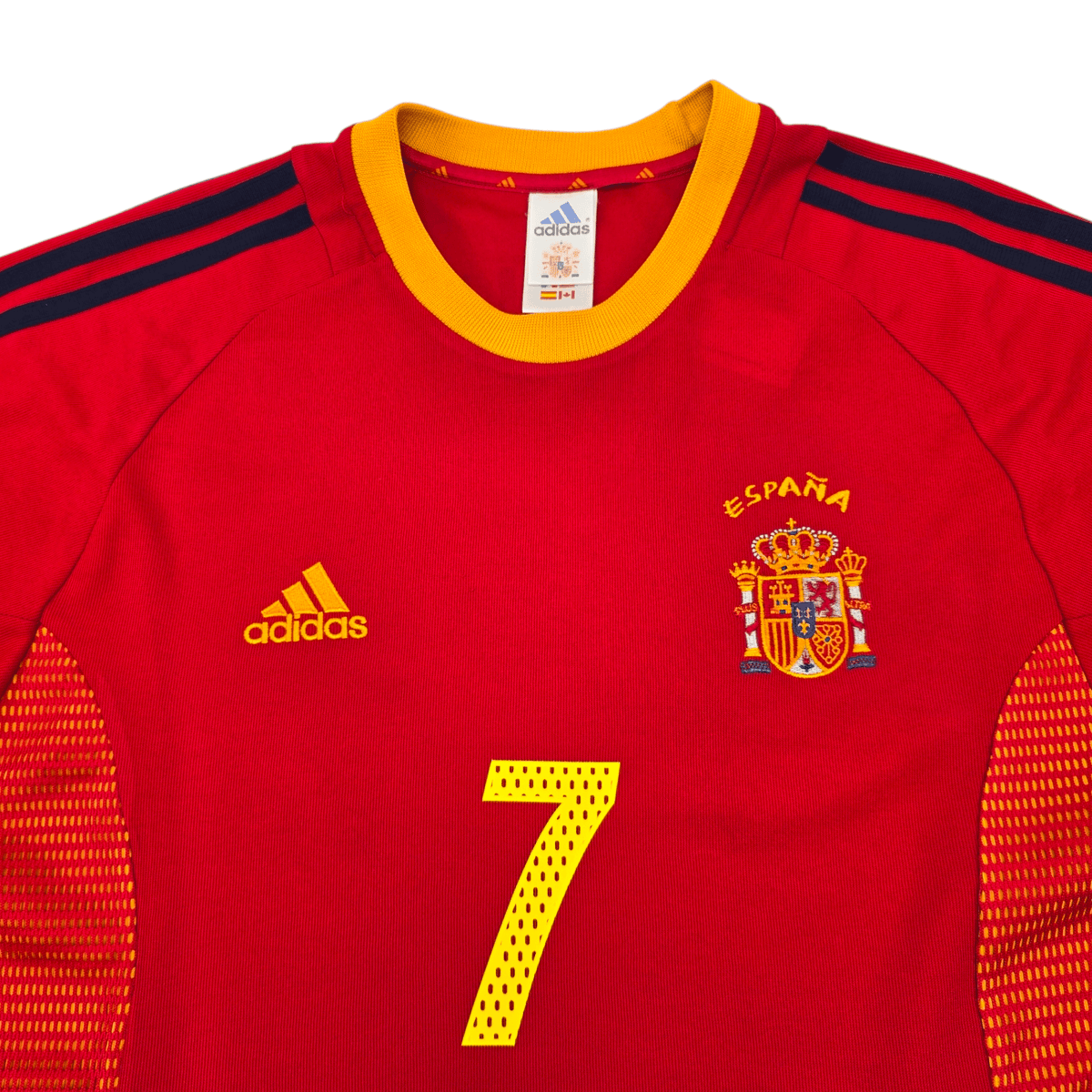 2002/03 Spain Home Football Shirt (L) Adidas #7 Raul - Football Finery - FF204516