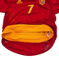 2002/03 Spain Home Football Shirt (S) Adidas #7 Raul (Player Version) - Football Finery - FF203873