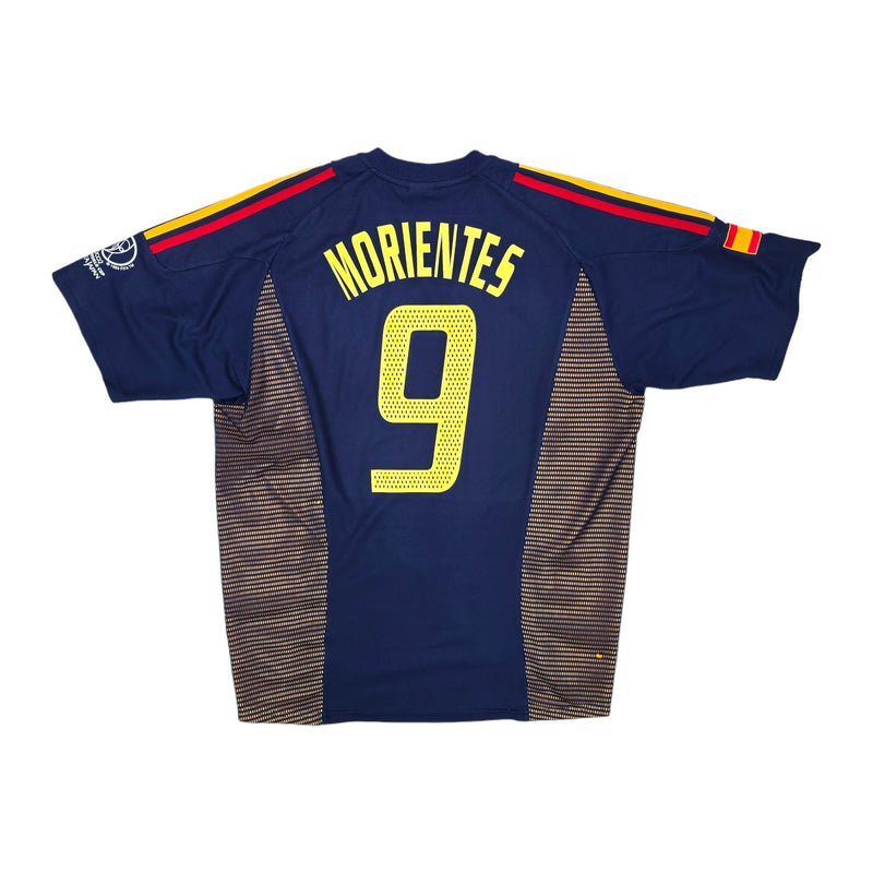 2002/03 Spain Third Football Shirt (L) Adidas #9 Morientes - Football Finery - FF203874