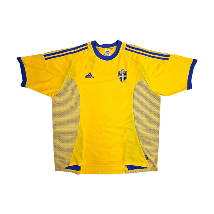 2002/03 Sweden Home Football Shirt (2XL) Adidas - Football Finery - FF203287