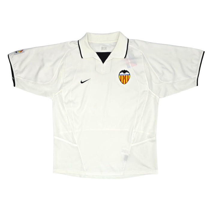 2002/03 Valencia Home Football Shirt (M) Nike - Football Finery - FF204173