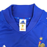 2002/04 France Home Football Shirt (L) Adidas #8 Desailly - Football Finery - FF204156