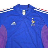 2002/04 France Home Football Shirt (L) Adidas - Football Finery - FF202704