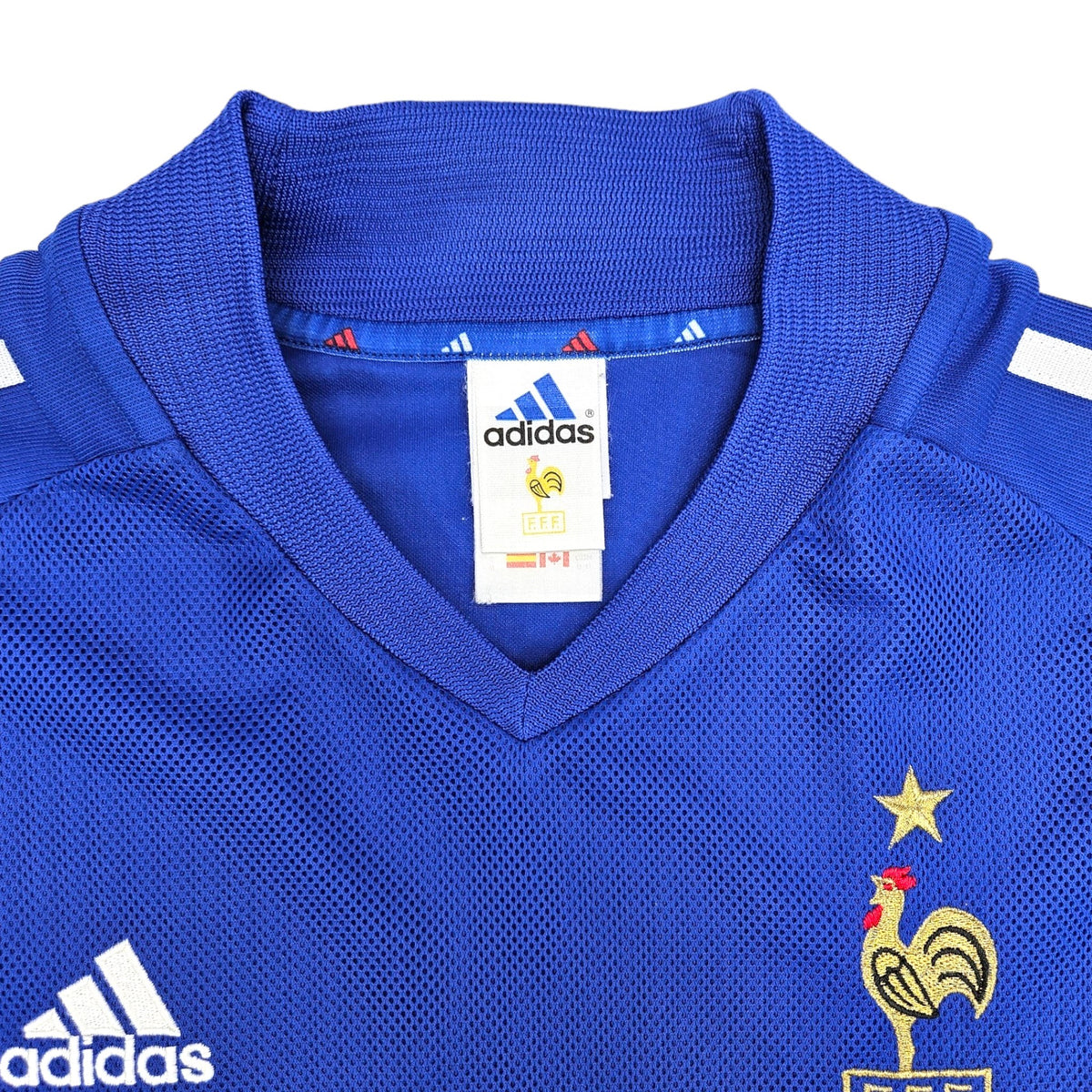 2002/04 France Home Football Shirt (M) Adidas #10 Zidane - Football Finery - FF204155