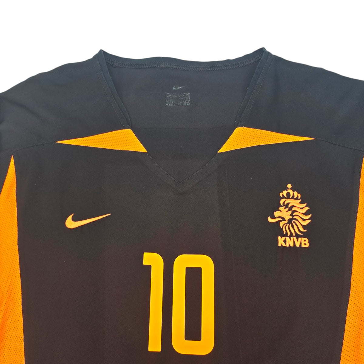 2002/04 Holland Away Football Shirt (M) Nike #10 Kluivert - Football Finery - FF204320