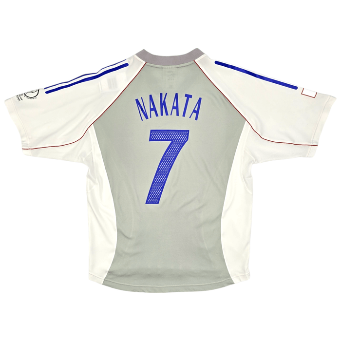 2002/04 Japan Away Football Shirt (L) Adidas #7 Nakata (WC2002) - Football Finery - FF204294