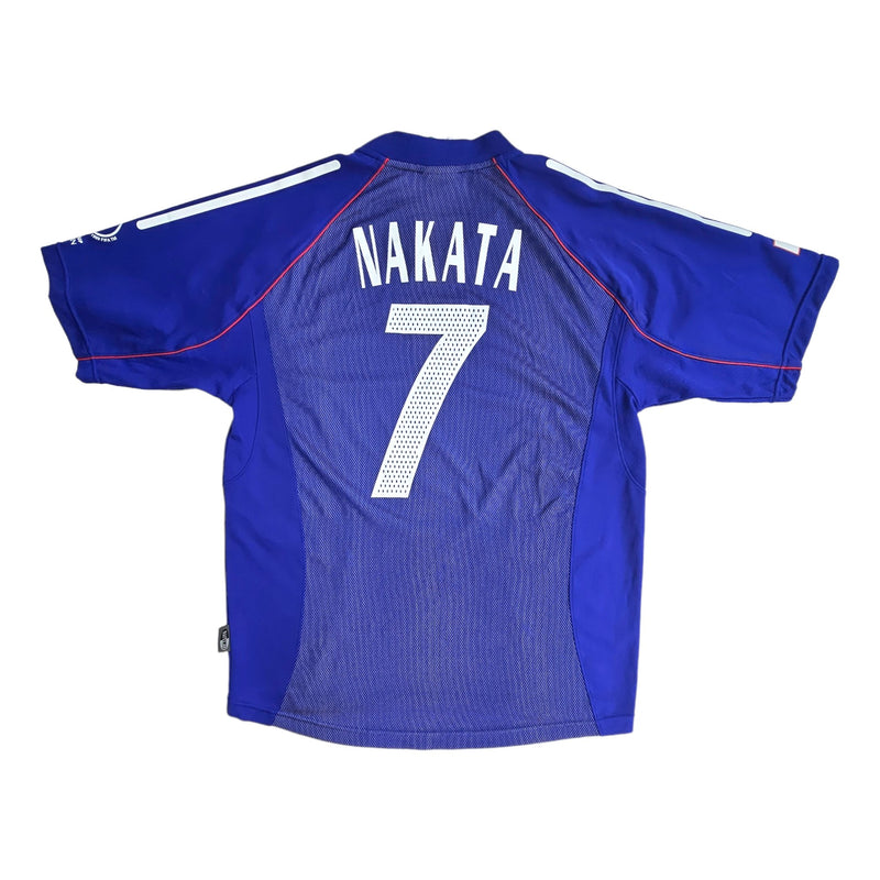 2002/04 Japan Home Football Shirt (L) Adidas #7 Nakata - Football Finery - FF203056