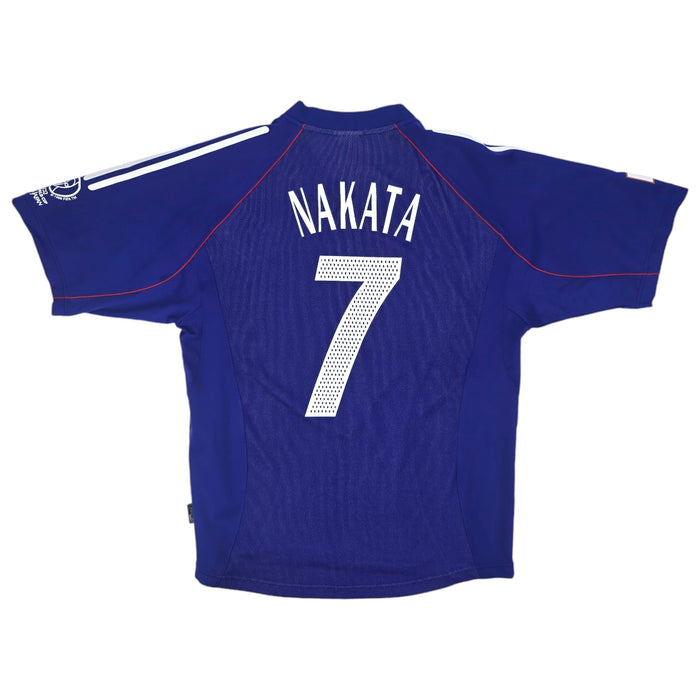 2002/04 Japan Home Football Shirt (L) Adidas #7 Nakata (WC2002) - Football Finery - FF204295