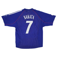 2002/04 Japan Home Football Shirt (L) Adidas #7 Nakata (WC2002) - Football Finery - FF204297