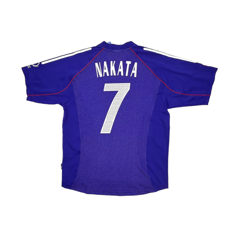 2002/04 Japan Home Football Shirt (M) Adidas #7 Nakata - Football Finery - FF203058