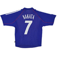 2002/04 Japan Home Football Shirt (M) Adidas #7 Nakata (WC2002) - Football Finery - FF204300