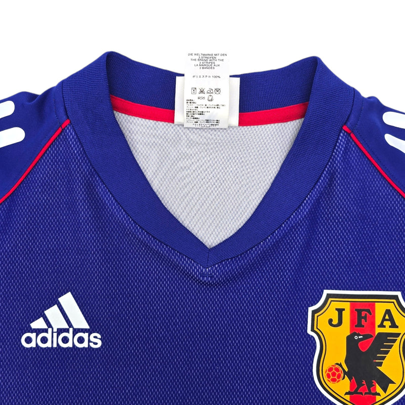 2002/04 Japan Home Football Shirt (M) Adidas #7 Nakata (WC2002) - Football Finery - FF204300