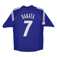 2002/04 Japan Home Football Shirt (M) Adidas #7 Nakata (WC2002) - Football Finery - FF204301