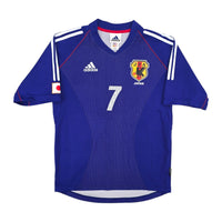 2002/04 Japan Home Football Shirt (M) Adidas #7 Nakata (WC2002) - Football Finery - FF204301