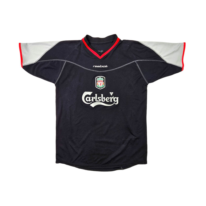 2002/04 Liverpool Away Football Shirt (M) Reebok #17 Gerrard - Football Finery - FF203478