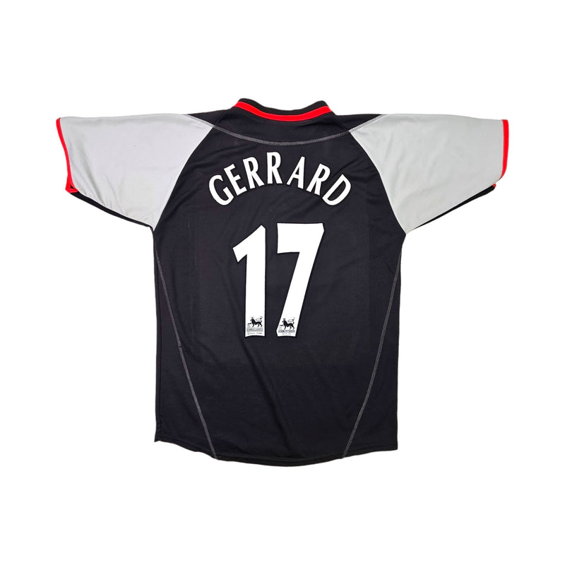 2002/04 Liverpool Away Football Shirt (M) Reebok #17 Gerrard - Football Finery - FF203478