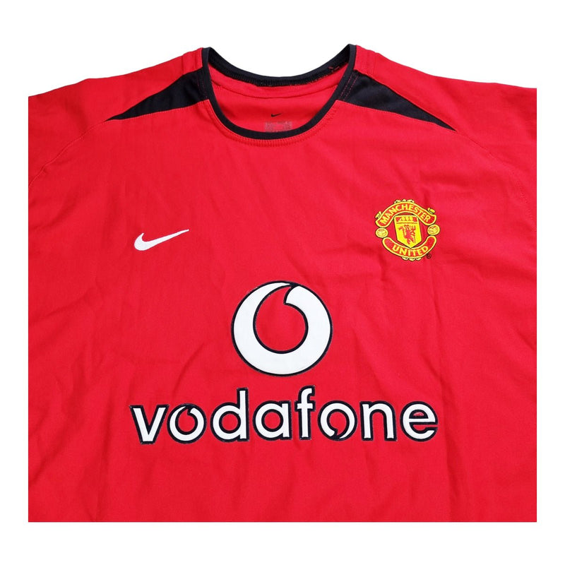 2002/04 Manchester United Home Football Shirt (XL) Nike #7 Ronaldo - Football Finery - FF203083